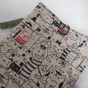 Cicák, cicák, cicák és egy kutya, könyvtok, Könyv & Zene, Könyvtok, Varrás, MESKA