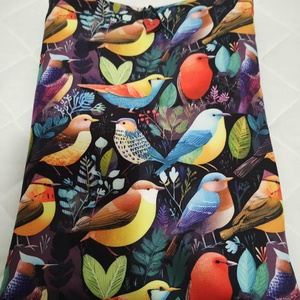 Könyvtok, szines madárkák... - Meska.hu