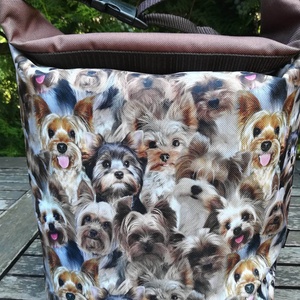 Uzsonnás táska , tündéri yorki babák..., Táska & Tok, Uzsonna- & Ebéd tartó, Ebéd tasak, doboz, Varrás, MESKA