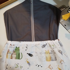 Óvodai zsák, cicusos - Meska.hu