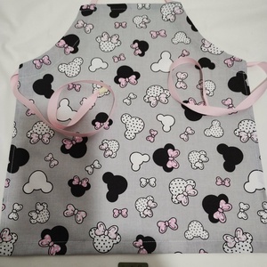 Gyerek kötény 3-6 évesre, Minnie egérkefej - Meska.hu