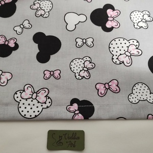 Gyerek kötény 3-6 évesre, Minnie egérkefej - otthon & életmód - konyhafelszerelés, tálalás - konyhai textil - kötény - Meska.hu