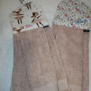 Baba törölköző, ovis törölköző,  névhimzéssel, rendelésre - baba - mama - pelenkázó, babafürdető kellékek - baba törölköző - Meska.hu