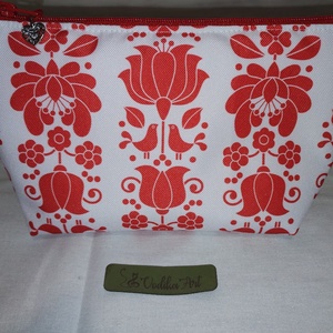 Neszesszer, madárkák, magyaros minta, Táska & Tok, Neszesszer, Varrás, MESKA