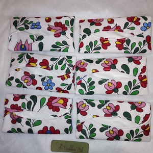 Papírzsepi tartó, magyaros, kalocsai - táska & tok - pénztárca & más tok - zsebkendőtartó tok - Meska.hu