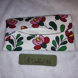 Papírzsepi tartó, magyaros, kalocsai - Meska.hu