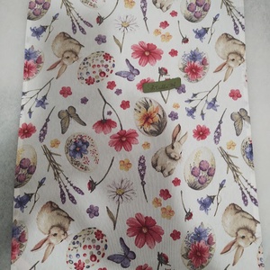 Konyharuha, virágos, tojásos, nyuszis - Meska.hu