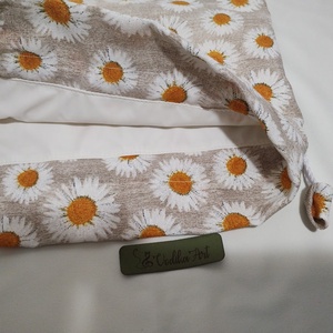 Kenyeres zsák , PUL-lal bélelt, kamilla virág - táska & tok - bevásárlás & shopper táska - kenyeres zsák - Meska.hu