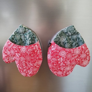 Edényfogó mágnessel, népies - Meska.hu