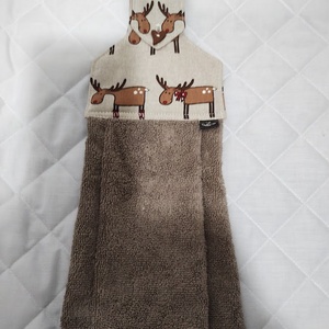 Konyhai törlő, jávorszarvasok... - otthon & életmód - konyhafelszerelés, tálalás - konyhai textil - konyharuha & törlőkendő - Meska.hu