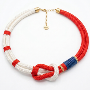 Nautical statement hajókötél nyaklánc - ékszer - nyaklánc - statement nyaklánc - Meska.hu