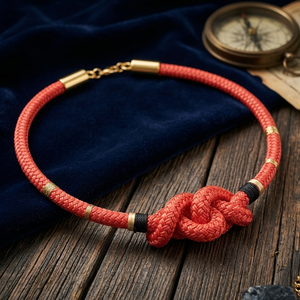 Vadító, szerencse hozó hajókötél nyaklánc - Good Luck Knot - ékszer - nyaklánc - statement nyaklánc - Meska.hu