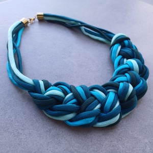 Bohém vitorlás - paracord nyakánc - ékszer - nyaklánc - statement nyaklánc - Meska.hu