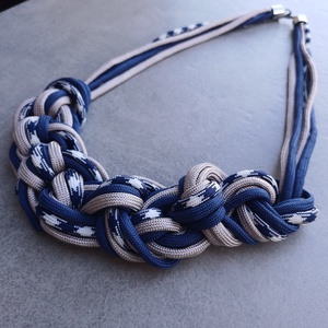 Városi forgatag - paracord nyaklánc - ékszer - nyaklánc - statement nyaklánc - Meska.hu