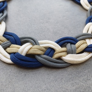 A tenger királynője - paracord nyaklánc - ékszer - nyaklánc - statement nyaklánc - Meska.hu