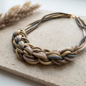 Desert sand - paracord nyaklánc - Meska.hu