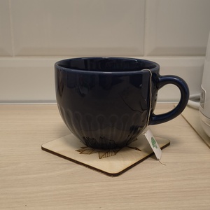 Falevélmintás poháralátét - otthon & életmód - konyhafelszerelés, tálalás - tálalás - tányér- és poháralátét - Meska.hu