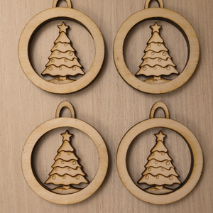 Kerek, karácsonyfa dísz - karácsony - karácsonyi lakásdekoráció - karácsonyfadíszek - Meska.hu