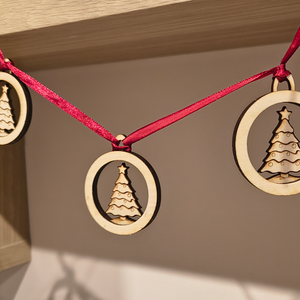 Kerek, karácsonyfa dísz - karácsony - karácsonyi lakásdekoráció - karácsonyfadíszek - Meska.hu