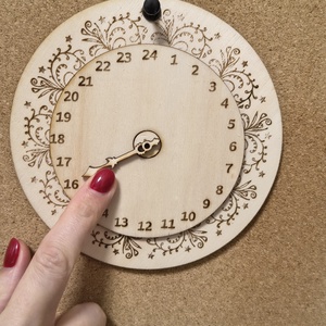Adventi óra - karácsony - adventi díszek - adventi naptár - Meska.hu