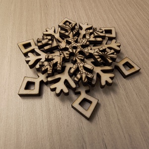 Gravírozott karácsonyi dísz, Karácsony, Karácsonyi lakásdekoráció, Karácsonyfadíszek, Gravírozás, pirográfia, MESKA