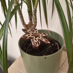 Fa virágdísz - otthon & életmód - virágdekoráció - virágdíszek - lézervágott virágdíszek - Meska.hu