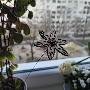 Fa virágdísz - Meska.hu