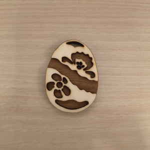 Gravírozott húsvéti tojásdekor - Meska.hu