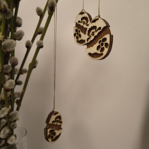 Gravírozott húsvéti tojásdekor - ünnepi díszek, dekorációk - húsvéti díszek és dekorációk - húsvéti tojásfadíszek - Meska.hu