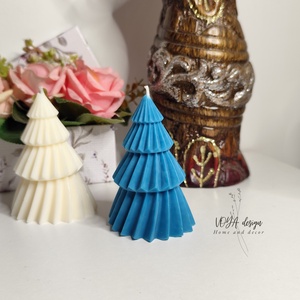 Fenyőfa formagyertya, Otthon & Életmód, Gyertya, illat, aroma, Gyertya, Gyertya-, mécseskészítés, MESKA