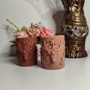 Karácsonyi oszlopgyertya, Otthon & Életmód, Gyertya, illat, aroma, Gyertya, , MESKA