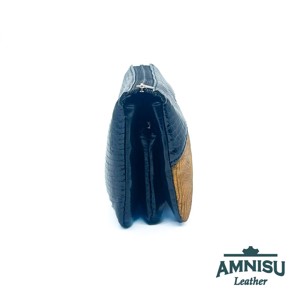 Fekete lakk kígyómintás - arany mintás egyenes kristály köves női pénztárca G8023 - táska & tok - pénztárca & más tok - pénztárca - női pénztárca - Meska.hu