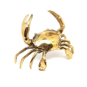 Réz figura rák arany 7x11cm, Otthon & Életmód, Dekoráció, Dísztárgy, , MESKA