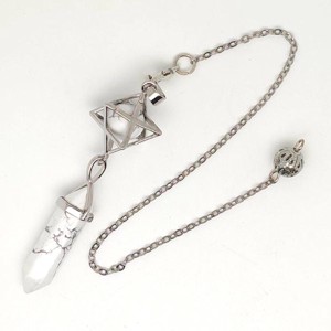 Inga csúcs merkaba Howlit 8x35mm, Otthon & Életmód, Dekoráció, Spiritualitás, Inga, , MESKA