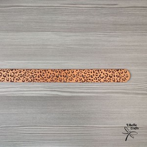 Párduc mintás női öv - ruha & divat - öv & övcsat - öv - Meska.hu