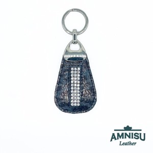 Szürke párduc mintás csepp alakú swarovski köves kulcstartó H8022 - táska & tok - kulcstartó & táskadísz - kulcstartó - Meska.hu