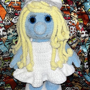 Horgolt Törpilla - játék & sport - plüssállat & játékfigura - más figura - Meska.hu