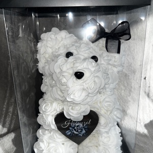 Angyalka habrózsa maci - Meska.hu