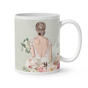 Kérd a neveddel - Itt jön a menyasszony - Esküvő mintás bögre - otthon & életmód - konyhafelszerelés, tálalás - tálalás - bögre & csésze - Meska.hu