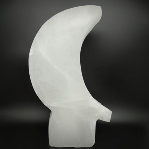 Szelenit hold lámpa 25cm, Kellékek & szerszámok, Ásvány alapanyag, Szelenit korong, , MESKA
