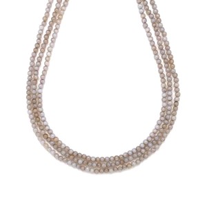 Achát szürke golyó 2-3mm ékszerkészítő alapanyag (füzér), Kellékek & szerszámok, Ásvány alapanyag, Ásványfüzér, , MESKA