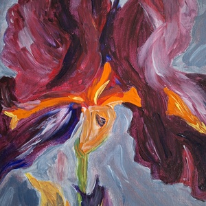 Liliom, Művészet, Festmény, Akril, Festészet, MESKA
