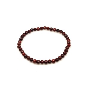 Jáspis breccsa ásvány karkötő golyós 4mm, Ékszer, Karkötő, Ásványkarkötő, , MESKA