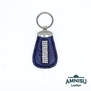 Metál sötétkék csepp alakú kristály köves kulcstartó H6008OK, Táska & Tok, Kulcstartó & Táskadísz, Kulcstartó, , MESKA