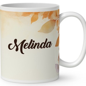 Névvel kérhető - Kacagó őszi manó lány mintás bögre - otthon & életmód - konyhafelszerelés, tálalás - tálalás - bögre & csésze - Meska.hu