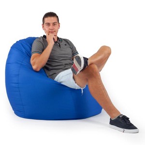 Kék Kültéri XXL Babzsákfotel, , , MESKA