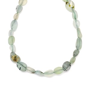 Prehnit matt pebble 6-10mm  ékszerkészítő alapanyag (füzér), Kellékek & szerszámok, Ásvány alapanyag, Ásványfüzér, , MESKA