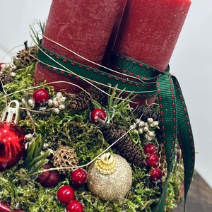 Adventi koszorú - karácsony - adventi díszek - adventi gyertyadíszek és koszorúdíszek - Meska.hu