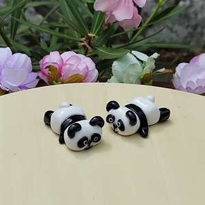 Hason panda gyurma asztal barát - otthon & életmód - dekoráció - asztal és polc dekoráció - asztaldísz - Meska.hu