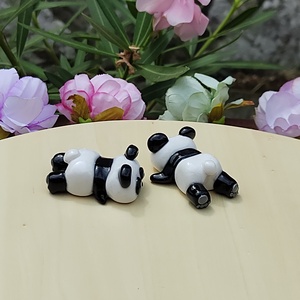 Hason panda gyurma asztal barát - otthon & életmód - dekoráció - asztal és polc dekoráció - asztaldísz - Meska.hu